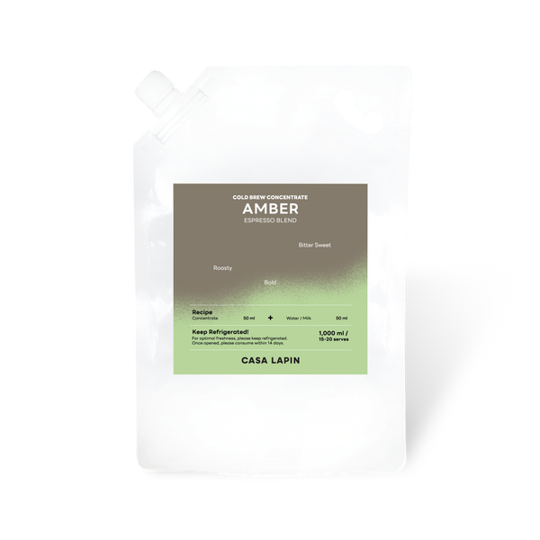 Amber Cold Brew Coffee Concentrate ขนาด 1000ml.