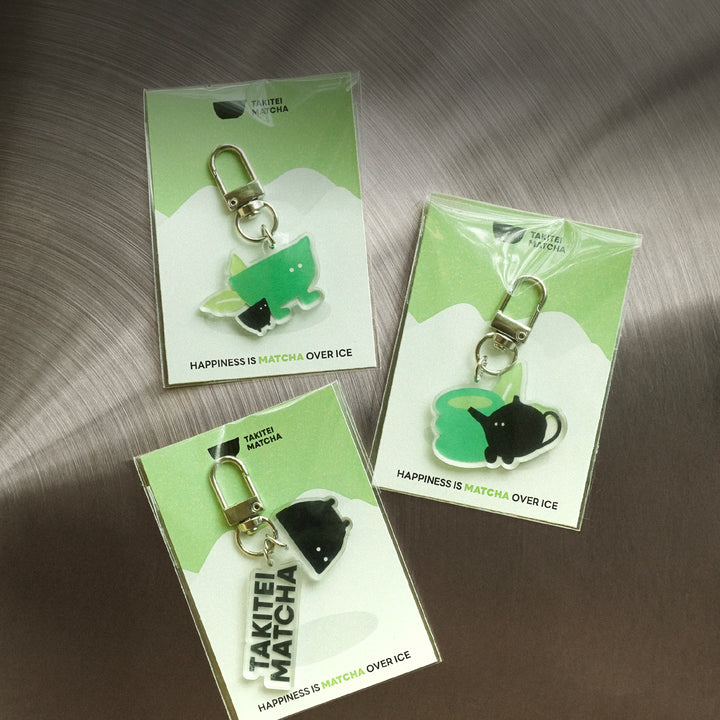 Matcha Keychain TAKITEI MATCHA Keychain – Casa Lapin